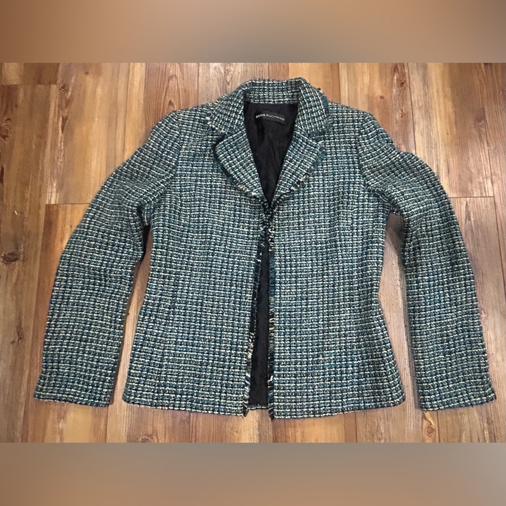 DANA BUCHMAN Boucle Knit Blazer